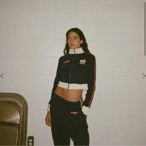 WITH JEAN MVP ZIP THROUGH NAVY TOP, Small